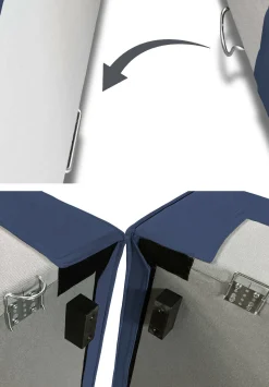 Divano fisso con penisola Atrillo, Cm 340x170h70,<Dmora Fashion