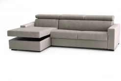 Divano fisso con penisola Akela, Cm 280x95h85,<Dmora Hot