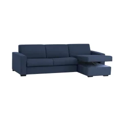 Divano fisso con penisola Atos, Cm 280x95h90,<Dmora New