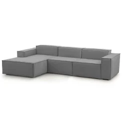 Divano fisso con penisola Alganibra, Cm 300x170h70,<Dmora Hot