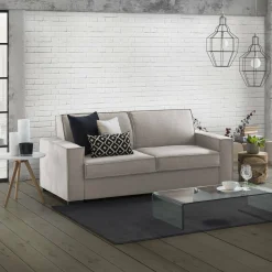 Divano letto 3 posti Adalberto, Cm 200x95h90,<Dmora Online