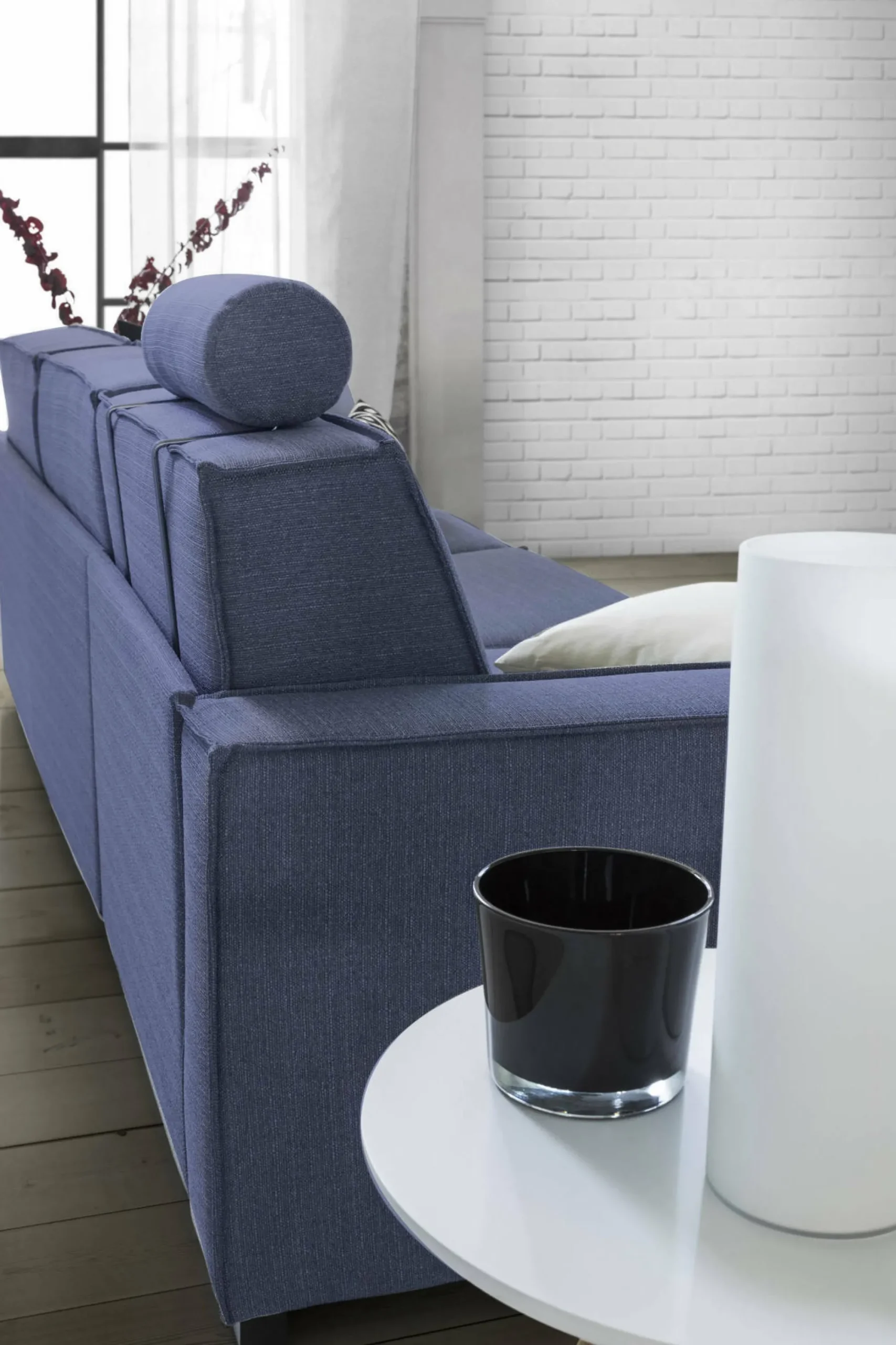 Divano letto 3 posti Adalberto, Cm 200x95h90,<Dmora Online