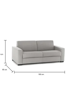 Divano letto 2 posti Akito, Cm 180x95h90,<Dmora Cheap