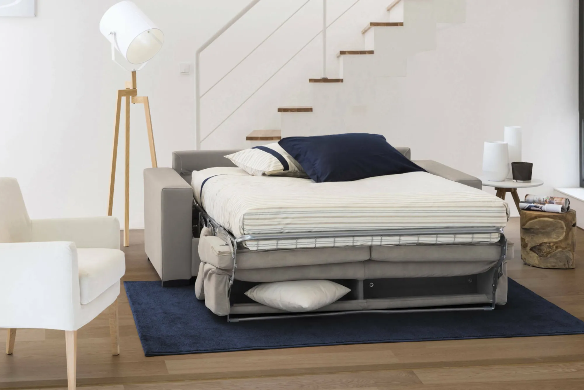 Divano letto 2 posti Amalfi, Cm 200x95h85,<Dmora Hot
