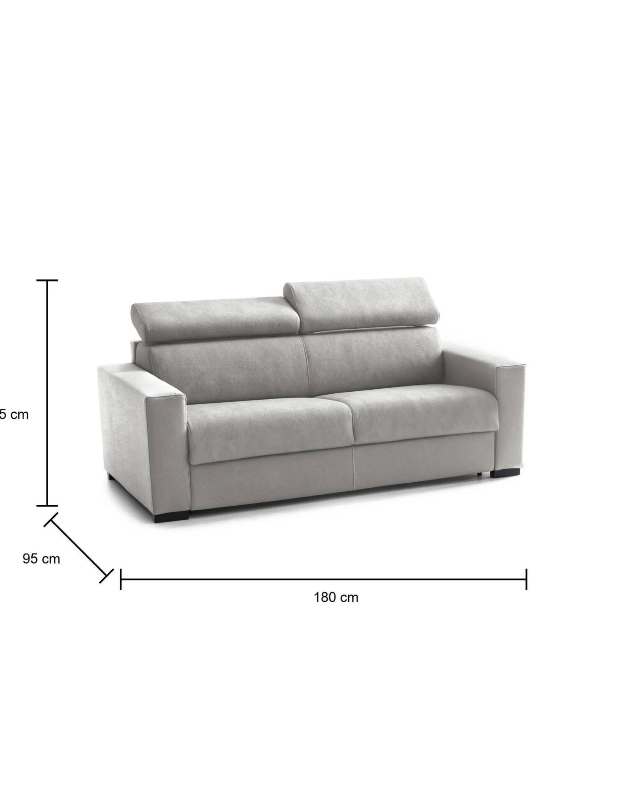 Divano letto 2 posti Annalara, Cm 180x95h85,<Dmora Best Sale