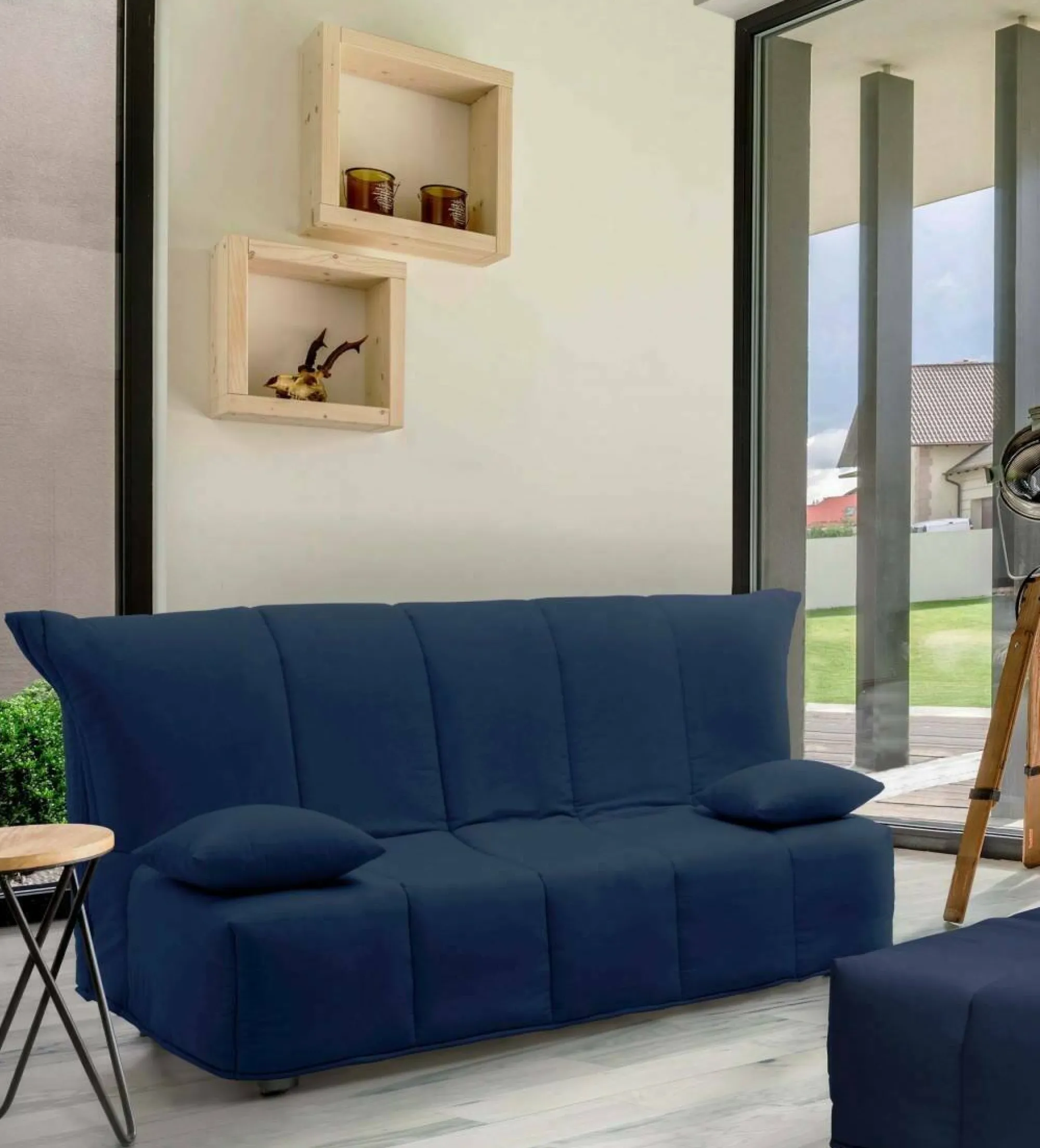 Divano letto 3 posti Antal, Cm 165x90h85,<Dmora Flash Sale