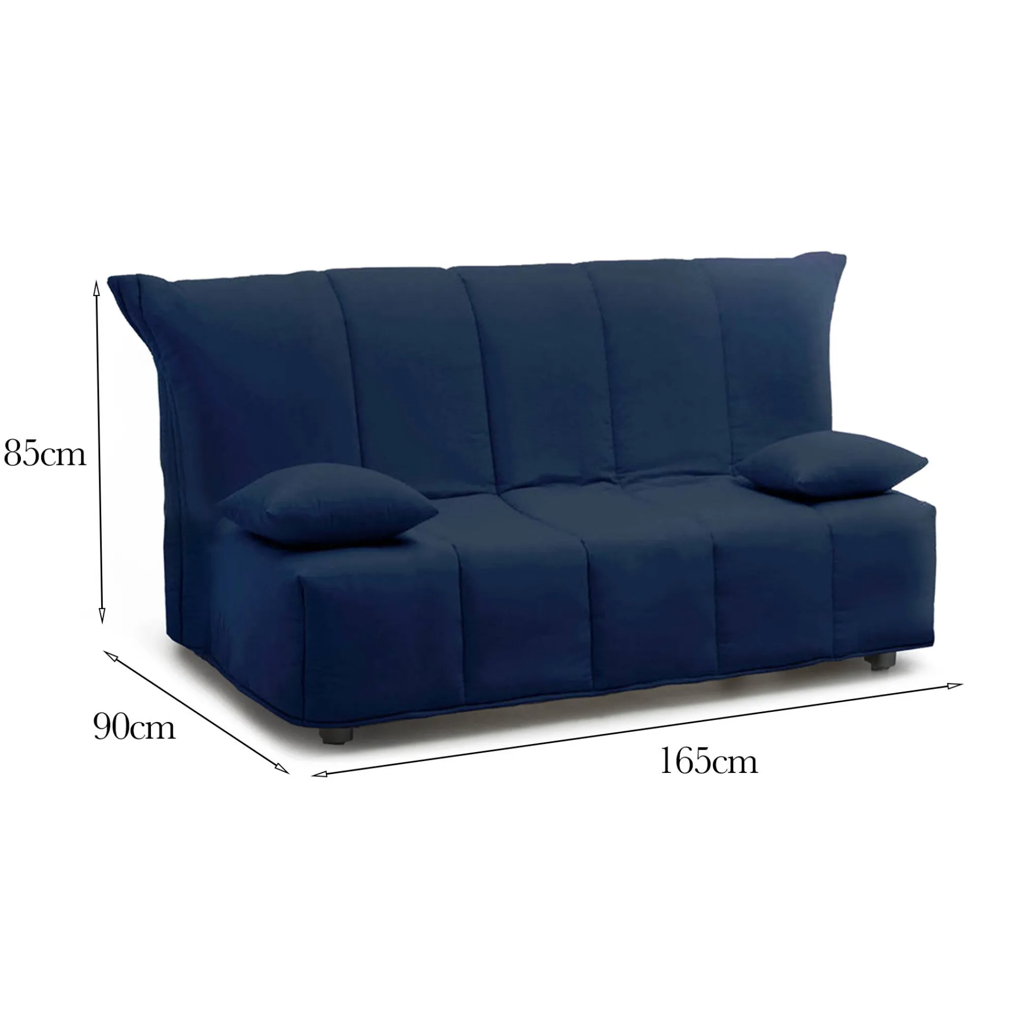 Divano letto 3 posti Antal, Cm 165x90h85,<Dmora Flash Sale