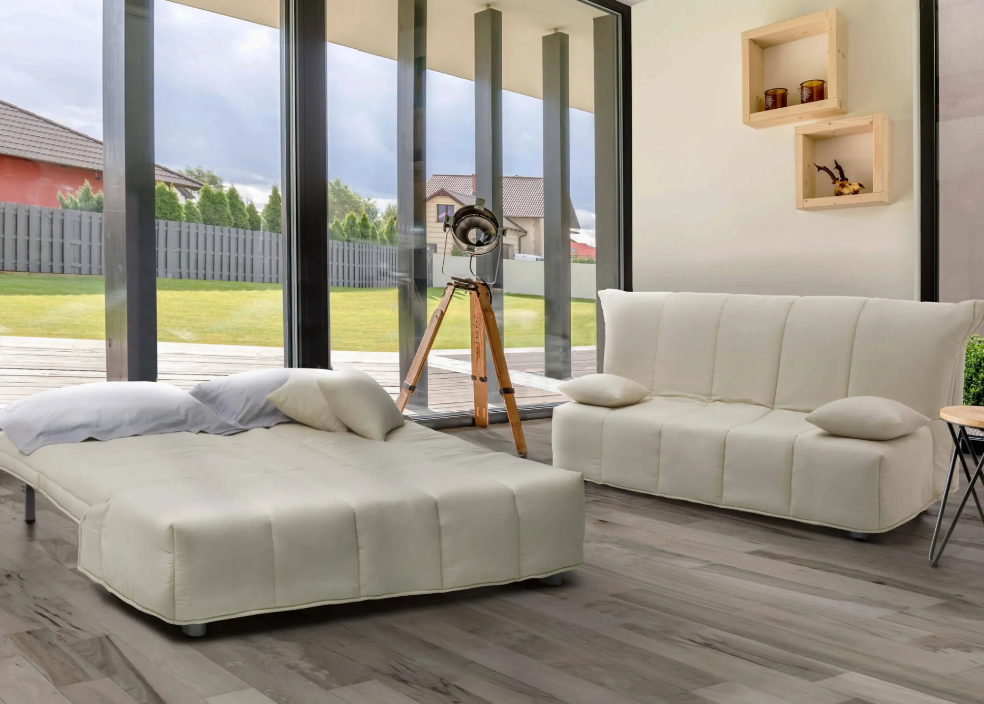 Divano letto 3 posti Antal, Cm 165x90h85,<Dmora Store