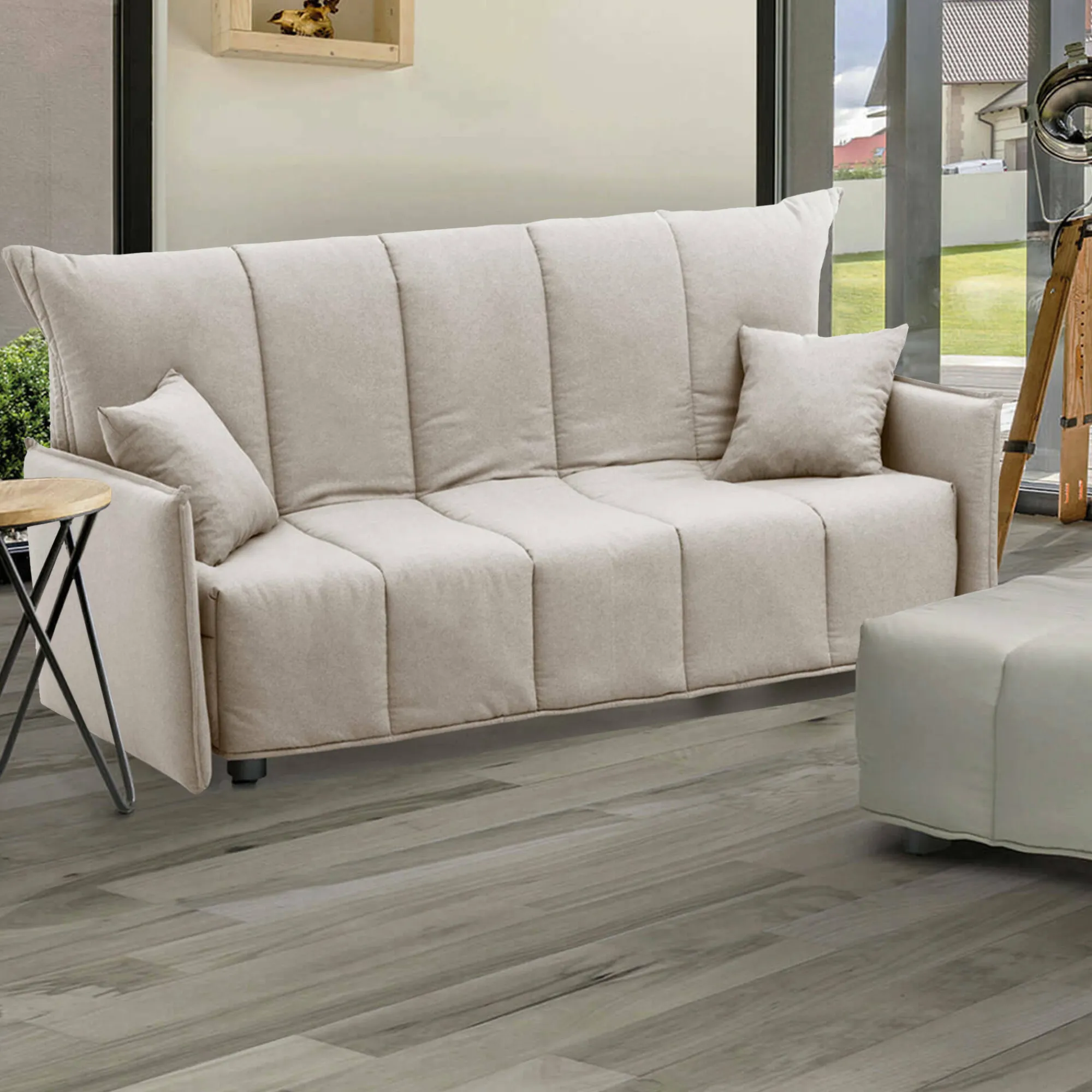 Divano letto 3 posti Ardis, Cm 190x90h85,<Dmora Best
