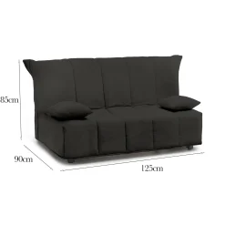 Divano letto 2 posti Ariska, Cm 125x90h85,<Dmora Cheap
