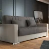 Divano letto 3 posti Arix, 230 x96h101 cm, Beige e Grigio<Dmora Online