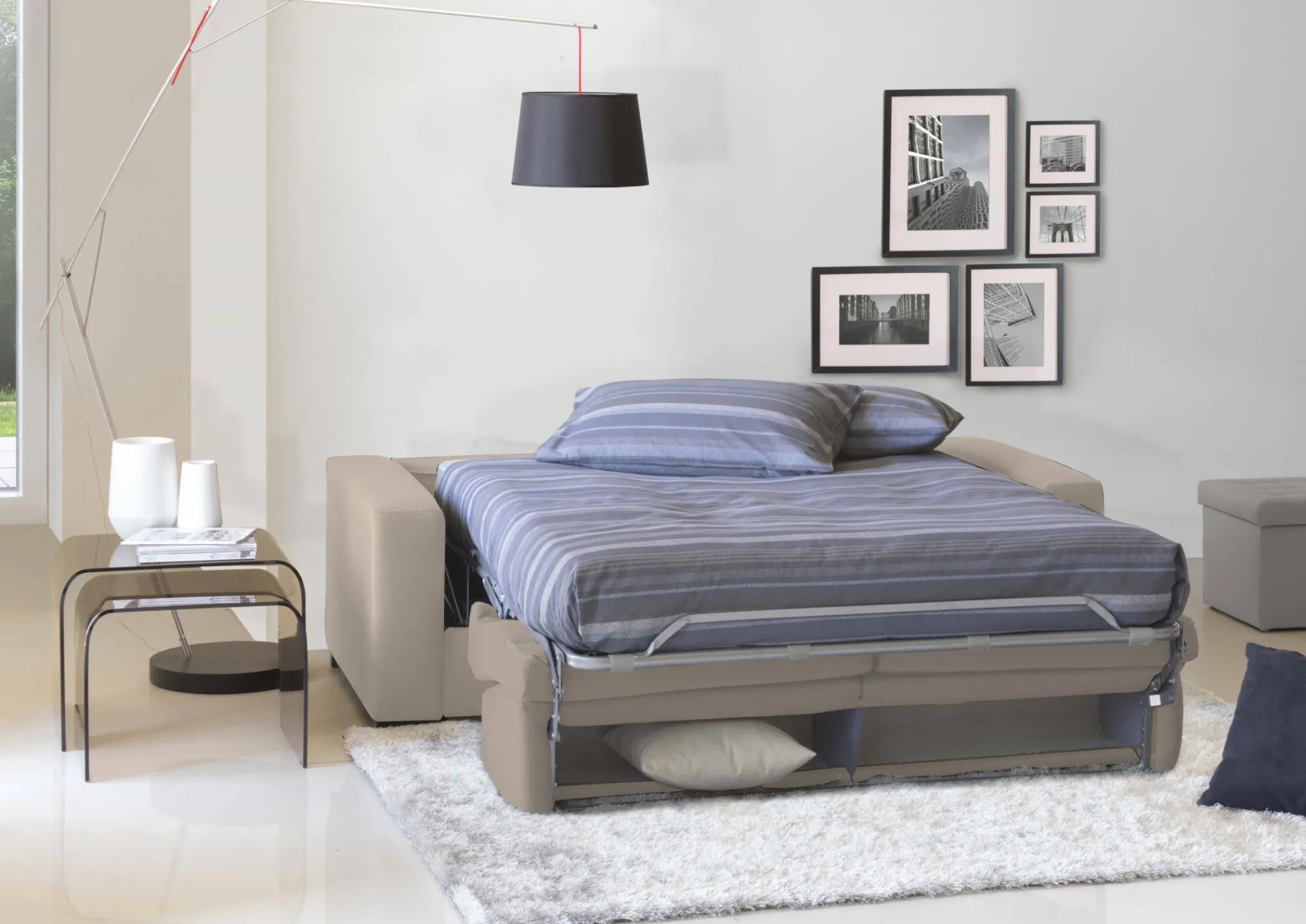 Divano letto 2 posti Asimi, Cm 180x95h90,<Dmora Outlet