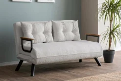 Divano letto 2 posti Calvin 133x78 h78 cm,<Dmora Outlet