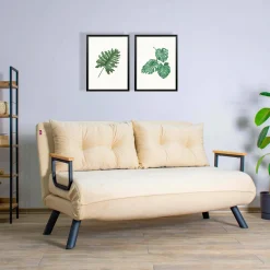 Divano letto 2 posti Calvin 133x78 h78 cm,<Dmora Store