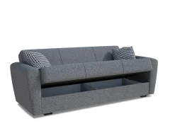 Divano letto 3 posti Nox, 223x84xh80 cm,<Dmora New