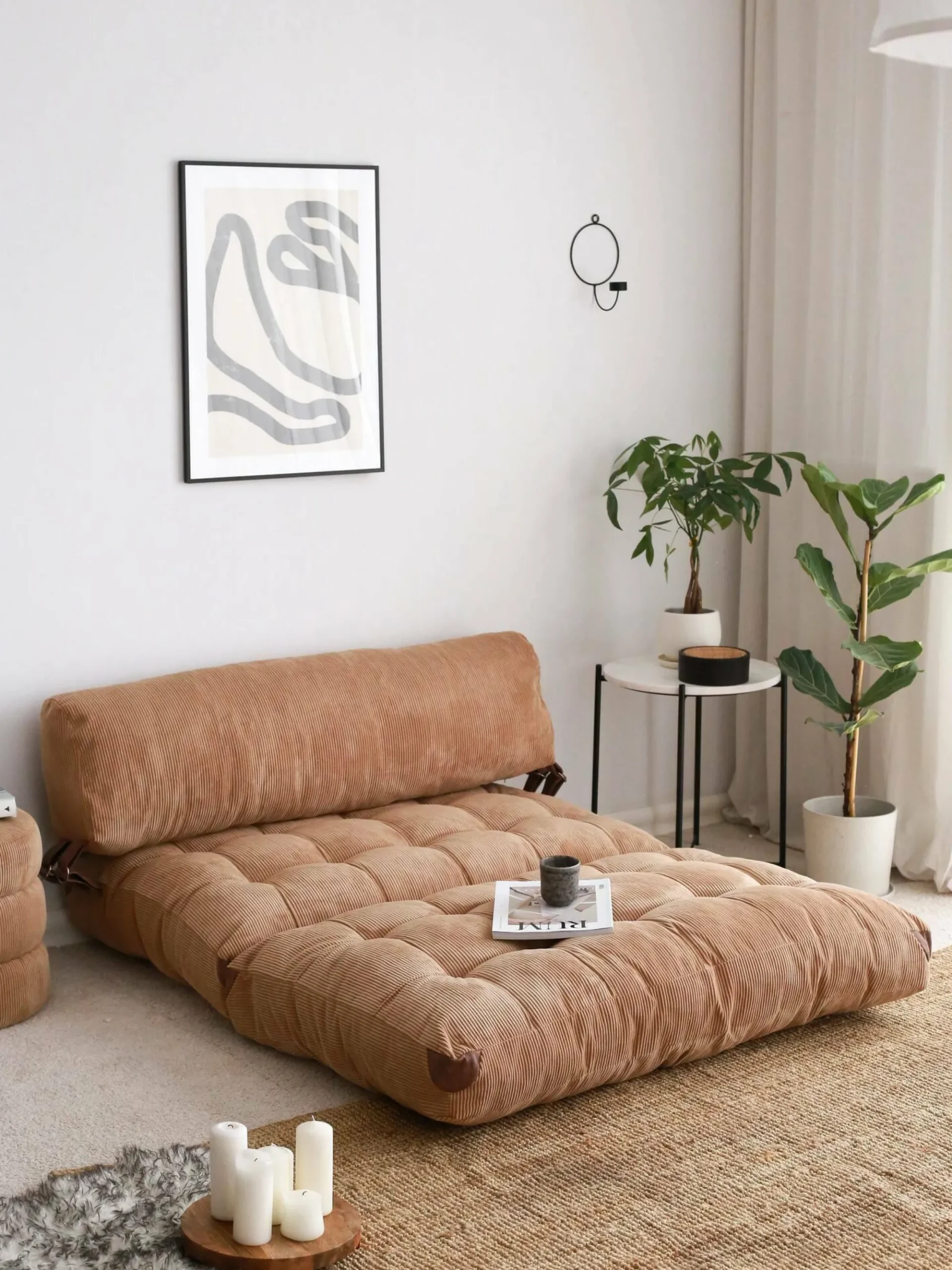 Divano letto 2 posti Surigae, 120x75 h79 cm,<Dmora Best