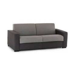 Divano letto 3 posti Zinnia, Cm 200x95h90, Grigio e Antracite<Dmora Fashion
