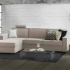 Divano letto con penisola Albenga, Cm 260x95h90,<Dmora Online