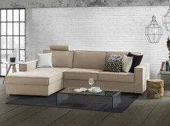 Divano letto con penisola Daalb, Cm 260x95h90,<Dmora Sale