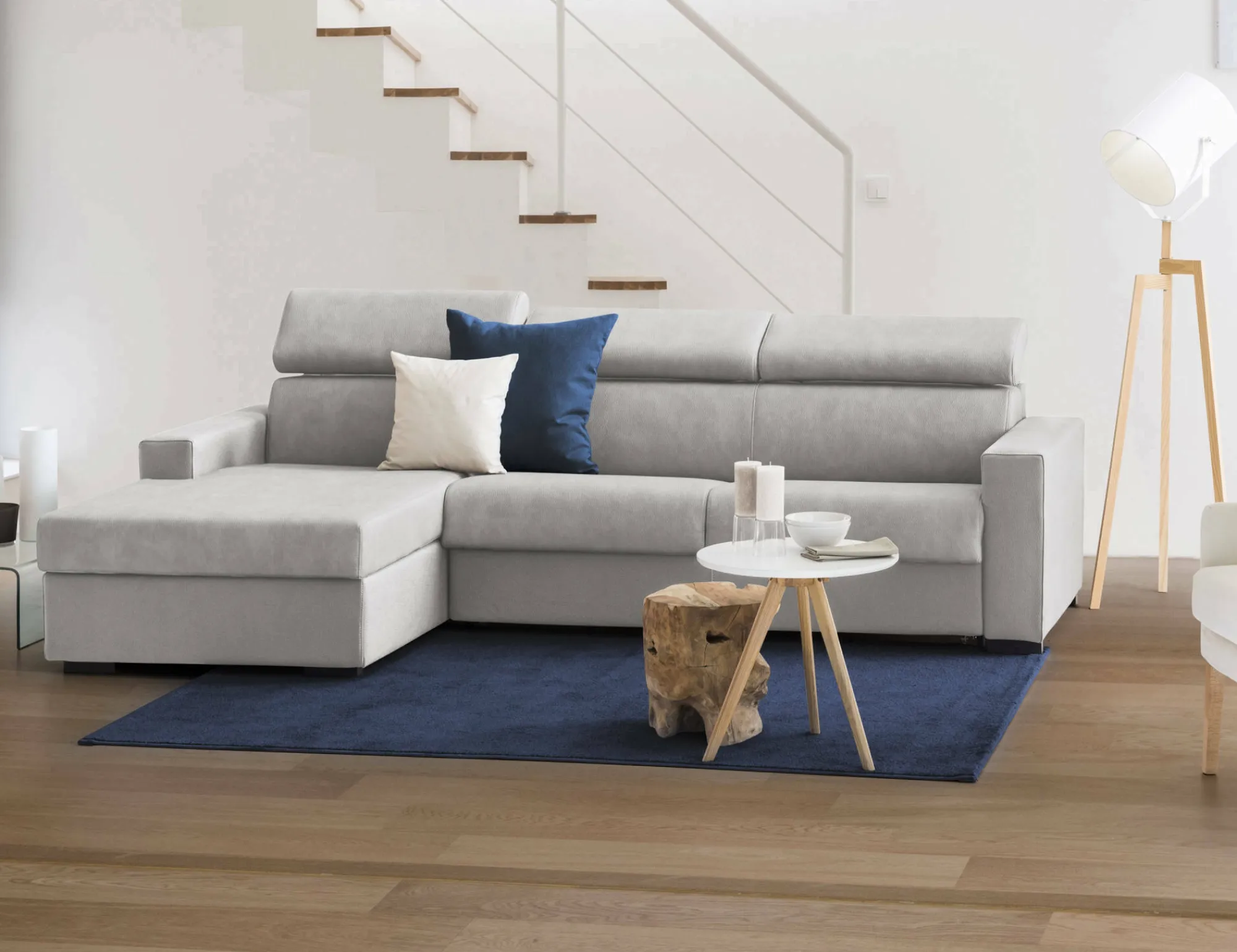 Divano letto con penisola Alibabah, Cm 280x95h85,<Dmora Best