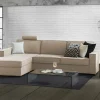 Divano letto con penisola Allaida, Cm 280x95h90,<Dmora Discount