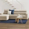 Divano letto con penisola Aloet, Cm 260x95h85,<Dmora Store