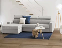 Divano letto con penisola Aloet, Cm 260x95h85,<Dmora Store