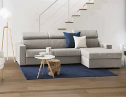 Divano letto con penisola Alibella, Cm 260x95h85,<Dmora Cheap