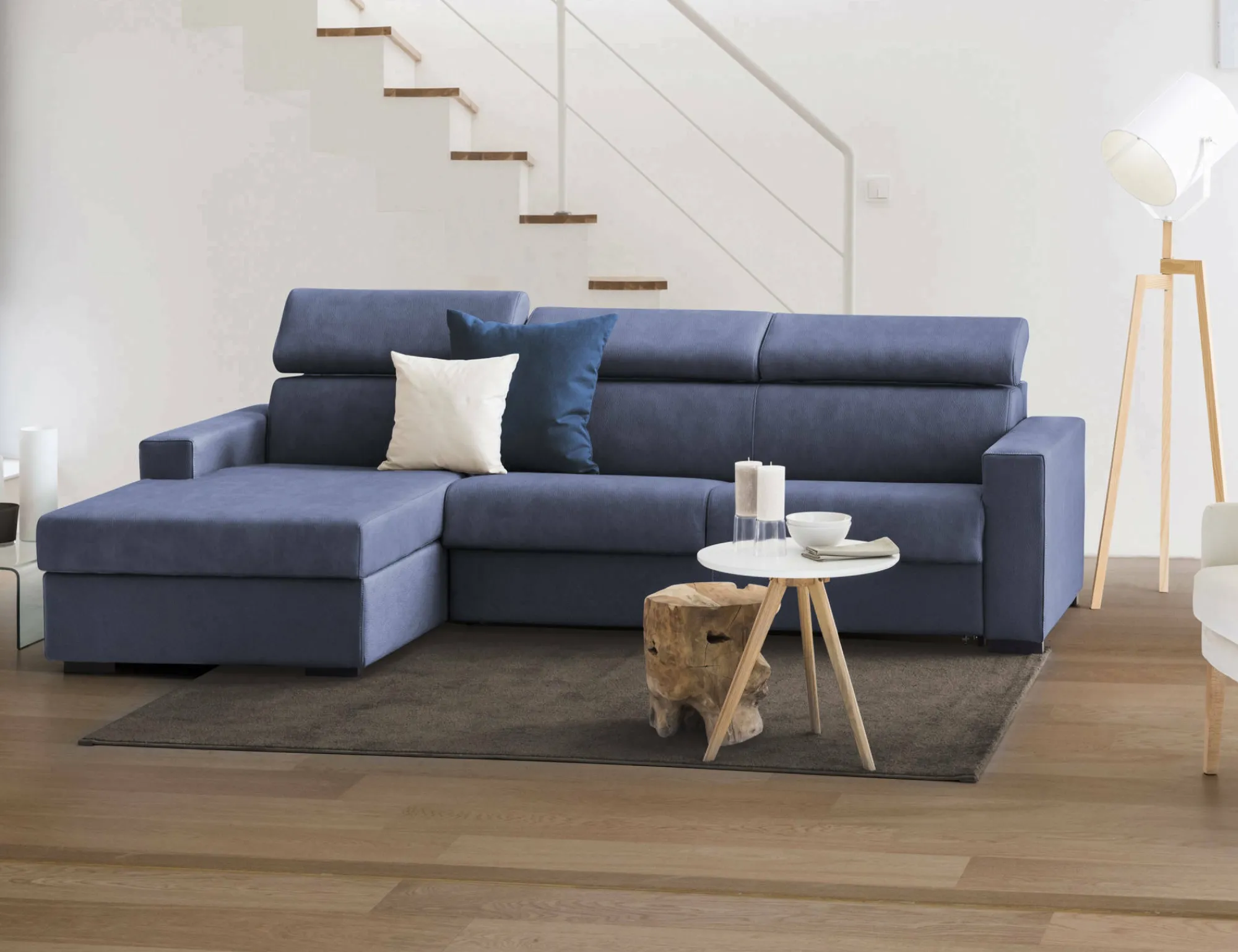 Divano letto con penisola Alibabah, Cm 280x95h85,<Dmora Best