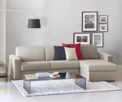 Divano letto con penisola Allegria, Cm 260x95h90,<Dmora Online