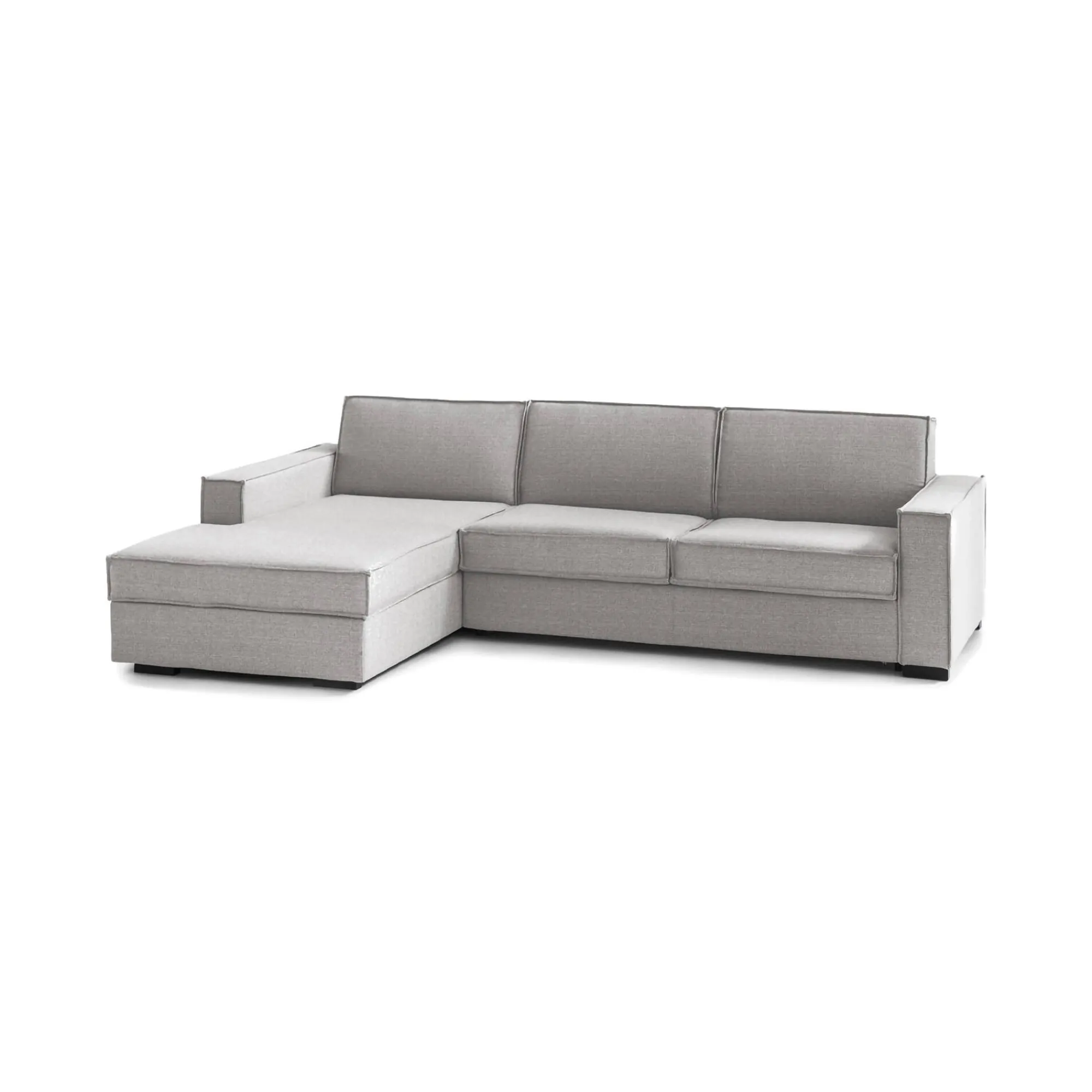 Divano letto con penisola Daalber, Cm 280x95h90,<Dmora Online