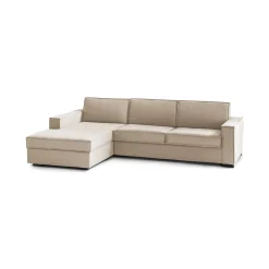 Divano letto con penisola Daalb, Cm 260x95h90,<Dmora Sale