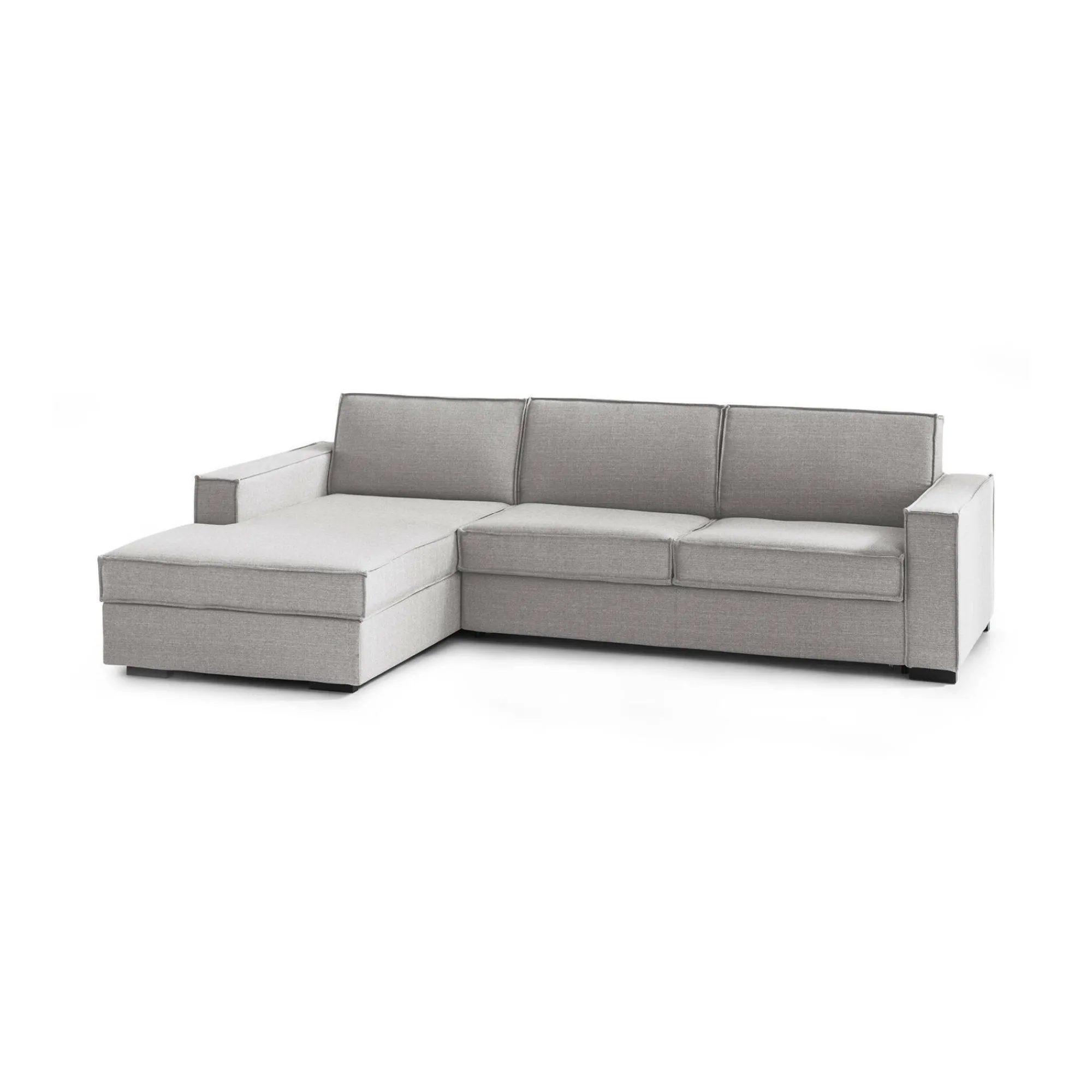 Divano letto con penisola Albenga, Cm 260x95h90,<Dmora Online