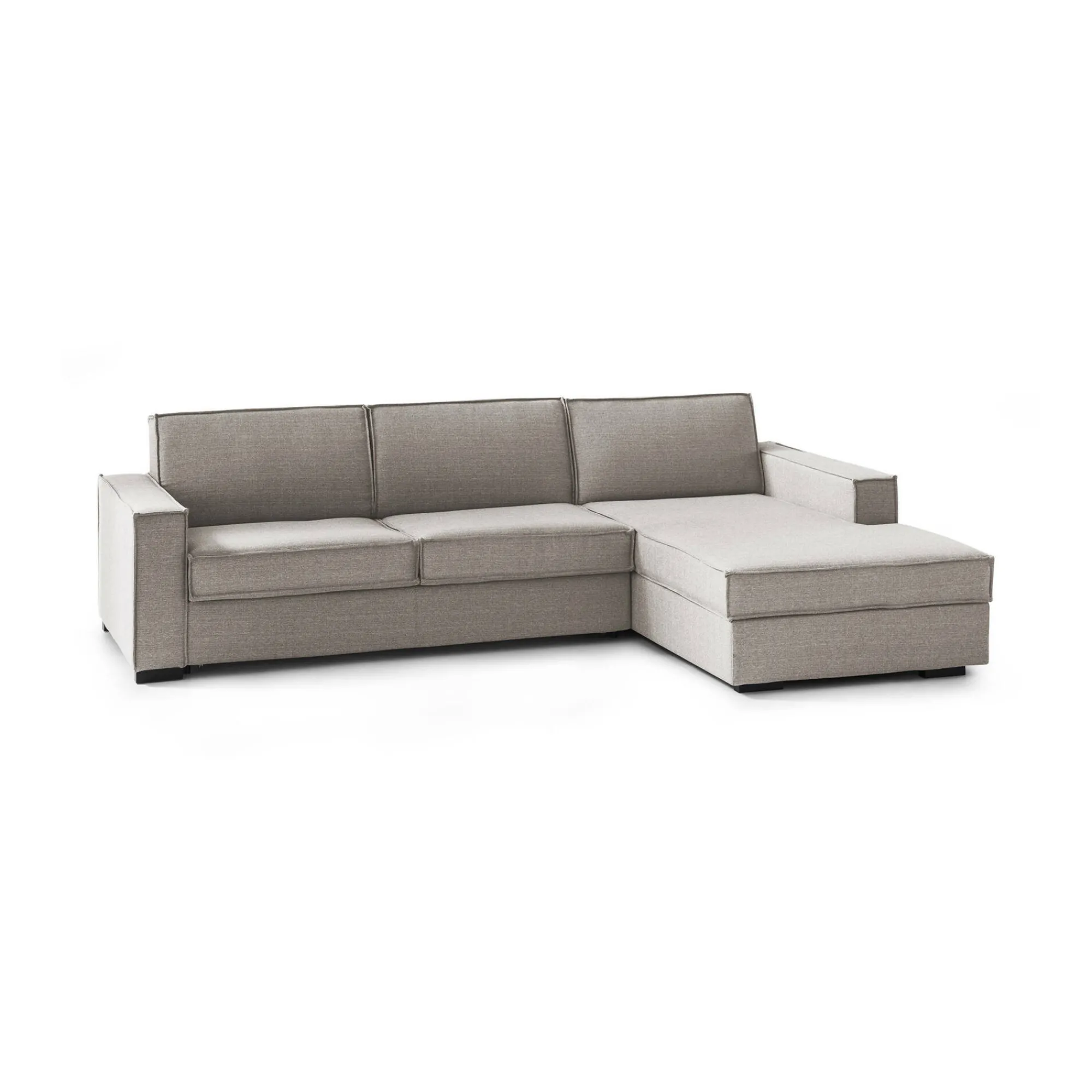 Divano letto con penisola Afar, Cm 260x95h90,<Dmora Online