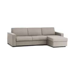 Divano letto con penisola Aika, Cm 280x95h90,<Dmora Hot