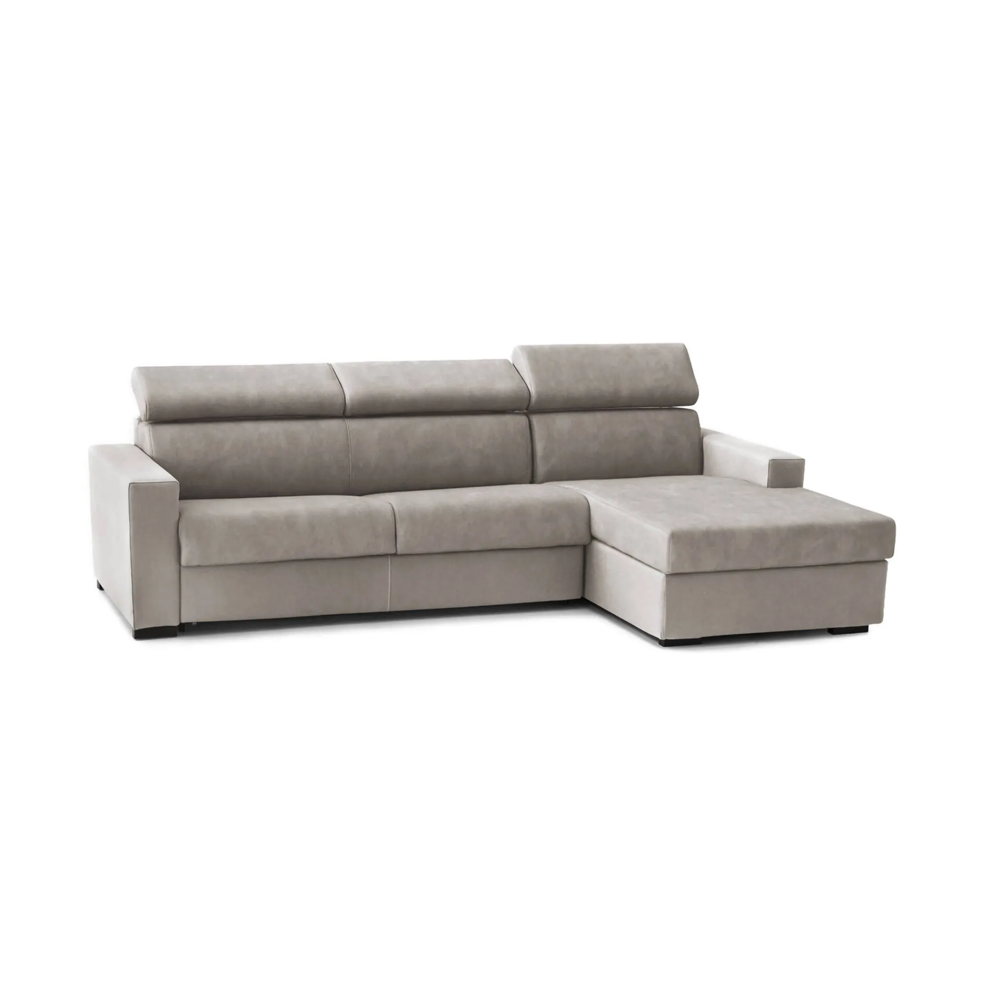 Divano letto con penisola Alibella, Cm 260x95h85,<Dmora Cheap