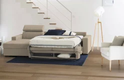 Divano letto con penisola Aloet, Cm 260x95h85,<Dmora Store
