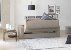 Divano letto con penisola Allevatore, Cm 280x95h85,<Dmora Flash Sale