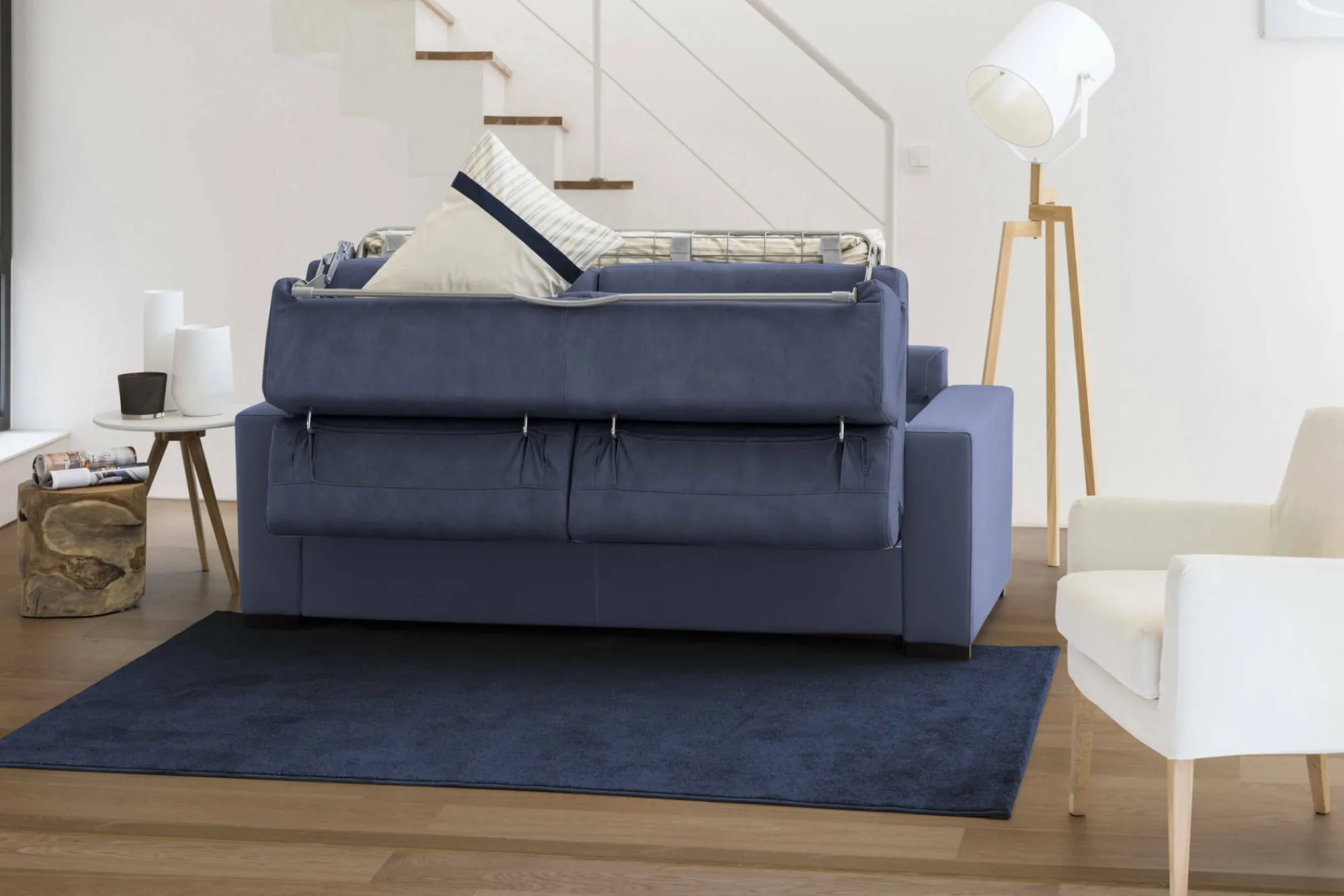 Divano letto con penisola Alibabah, Cm 280x95h85,<Dmora Best