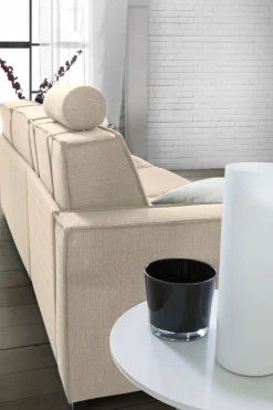 Divano letto con penisola Allaida, Cm 280x95h90,<Dmora Discount