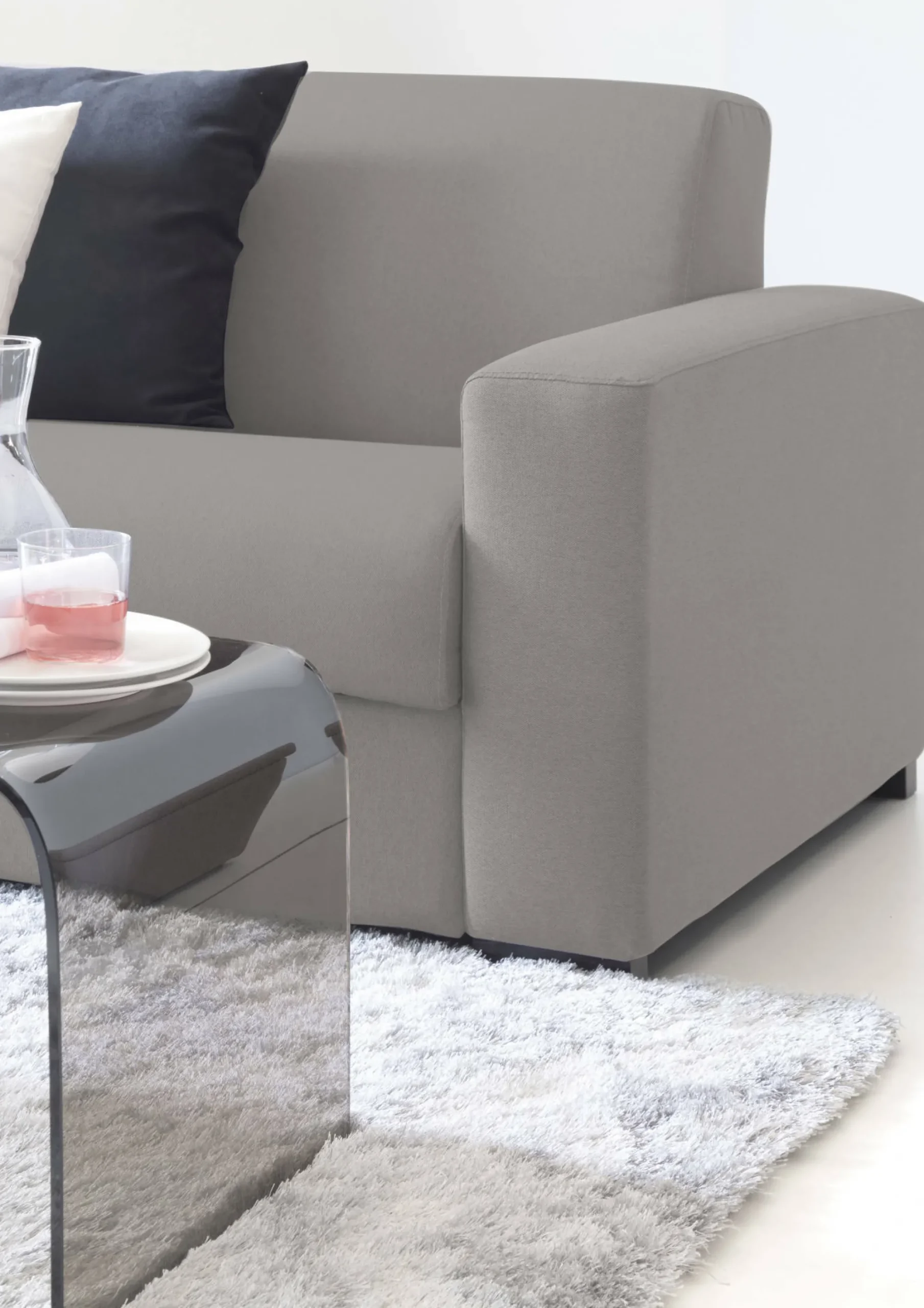 Divano letto con penisola Aika, Cm 280x95h90,<Dmora Best Sale