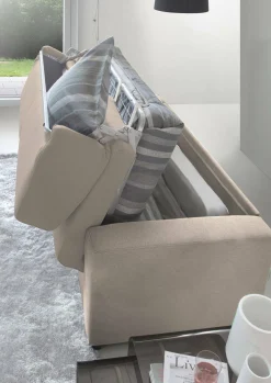 Divano letto con penisola Afar, Cm 260x95h90,<Dmora Online