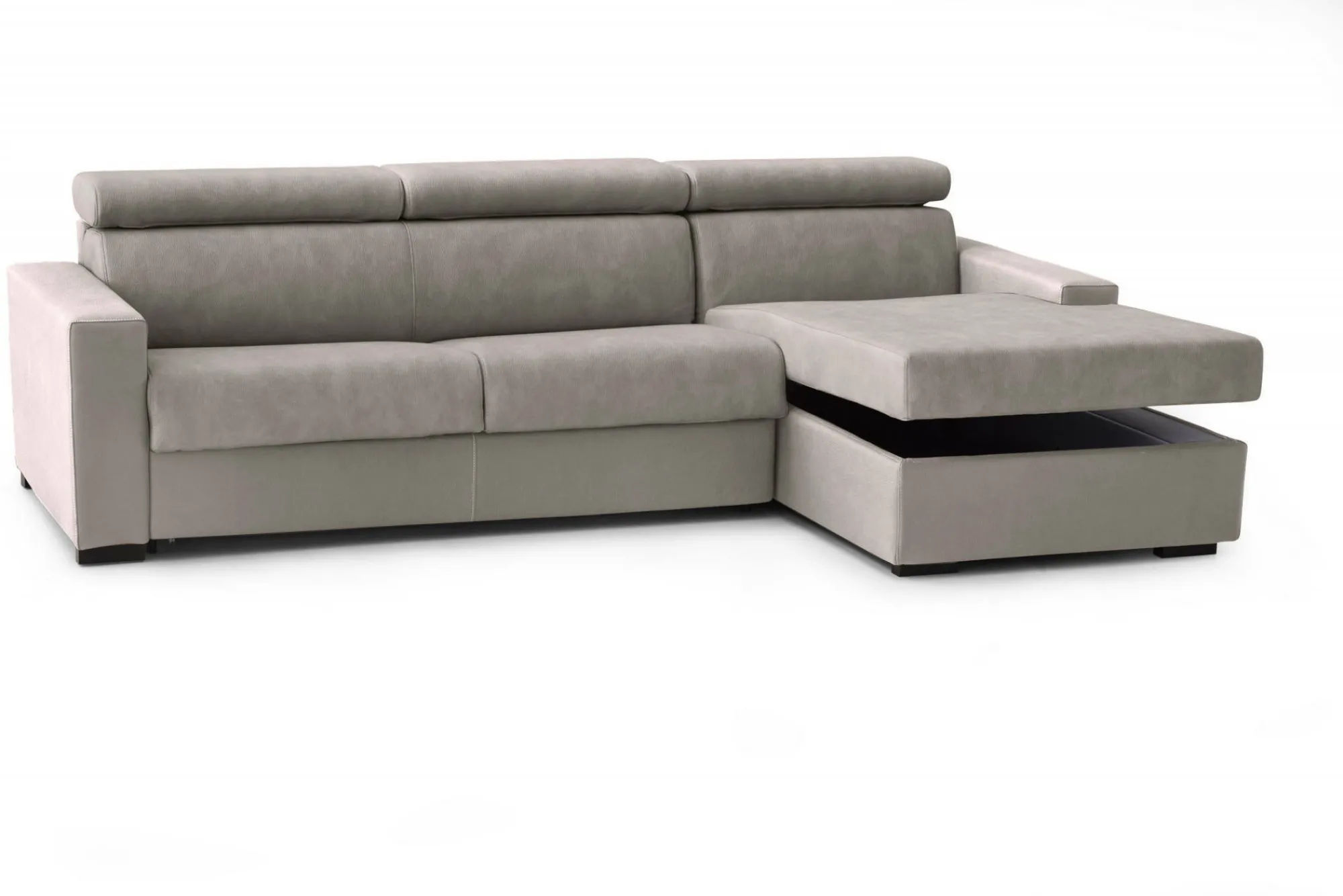 Divano letto con penisola Allevatore, Cm 280x95h85,<Dmora Flash Sale