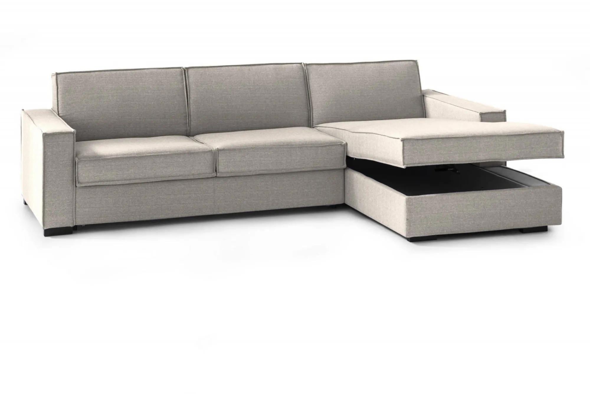 Divano letto con penisola Achico, Cm 280x95h90,<Dmora Sale