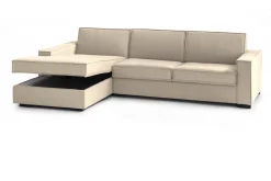 Divano letto con penisola Allaida, Cm 280x95h90,<Dmora Discount