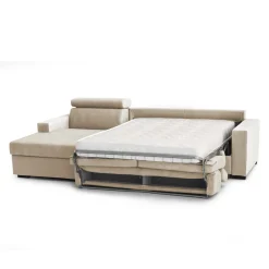 Divano letto con penisola Aloet, Cm 260x95h85,<Dmora Store