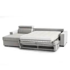 Divano letto con penisola Aloet, Cm 260x95h85,<Dmora Store