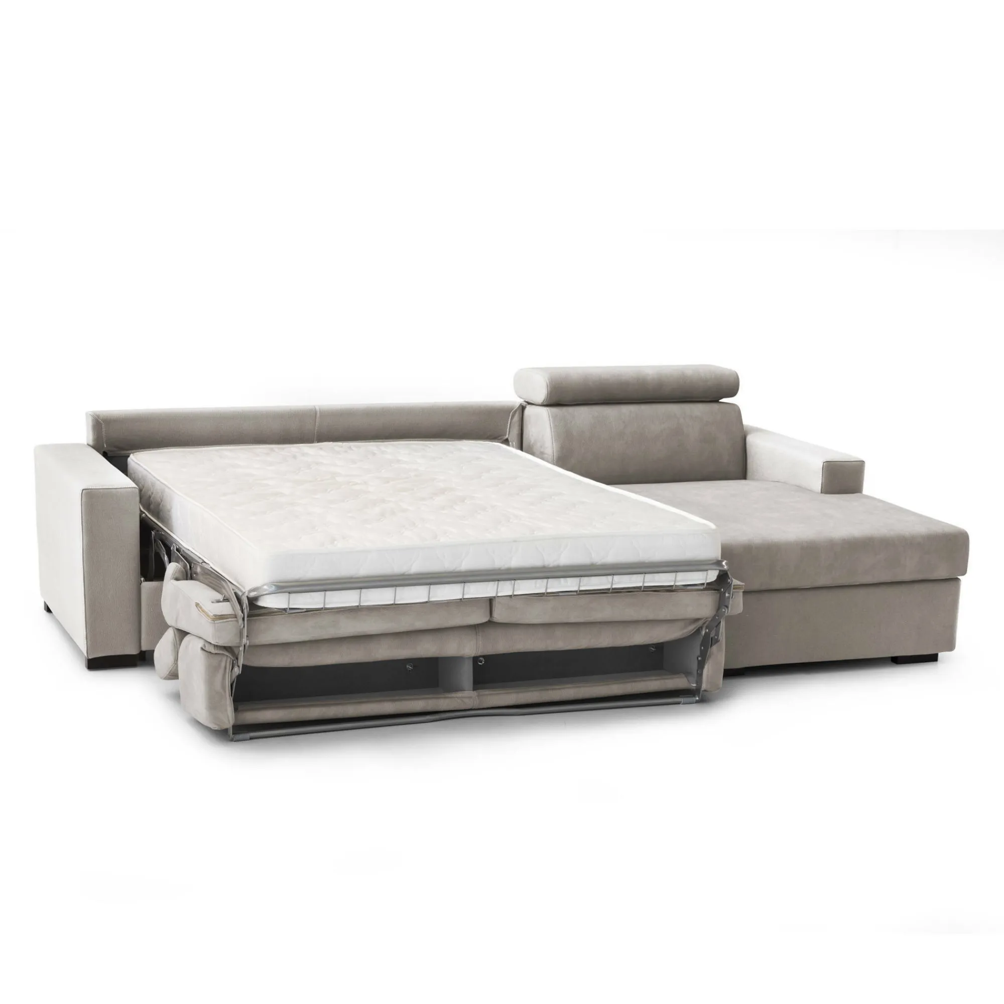 Divano letto con penisola Allevatore, Cm 280x95h85,<Dmora Flash Sale