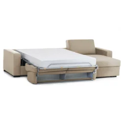 Divano letto con penisola Aika, Cm 280x95h90,<Dmora New
