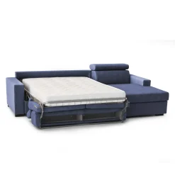 Divano letto con penisola Alibella, Cm 260x95h85,<Dmora New